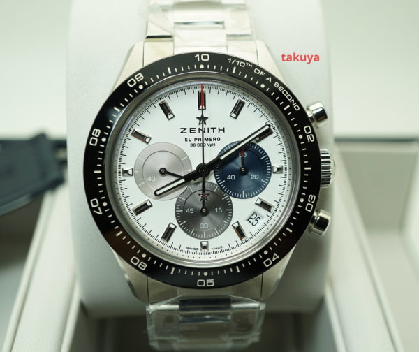 BRAND NEW ZENITH CHRONOMASTER SPORT EL PRIMERO Caliber 3600 WHITE DIAL BRACELET 2022