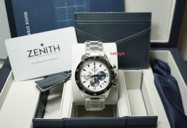 BRAND NEW ZENITH CHRONOMASTER SPORT EL PRIMERO Caliber 3600 WHITE DIAL BRACELET 2022 - Image 2
