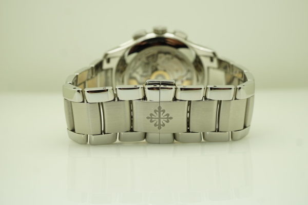 Patek PHILIPPE 5905 ANNUAL CALENDAR CHRONOGRAPH OLIVE GREEN DIAL NEW MODEL 2022 FULL SET - Image 7