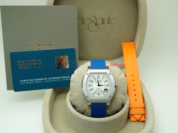 F.P. Journe ELEGANTE 48 TITANIUM 2021 WARRANTY COMPLETE SET EXTRA STRAP - Image 2