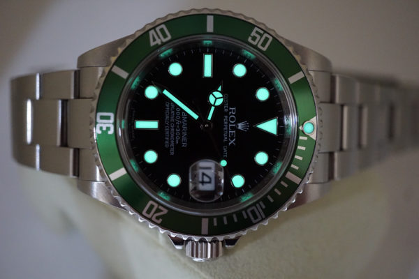Rolex 16610LV GREEN SUBMARINER 50th ANNIVERSARY V SERIAL FULL SET - Image 12