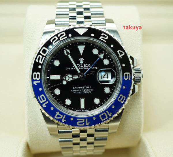 Rolex 126710BLNR GMT MASTER II BLACK BLUE BEZEL JUBILEE BAND 2021 FULL SET