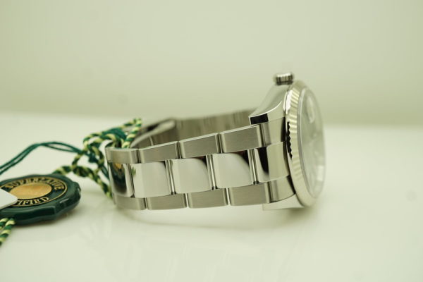 BRAND NEW Rolex 126234 DATEJUST 36 FLUTED BEZEL MINT GREEN DIAL 2022 MODEL FULL SET - Image 6