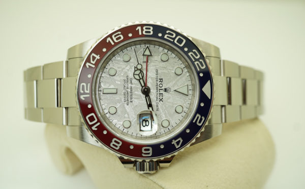 Rolex 126719BLRO GMT MASTER II PEPSI METEORITE DIAL WHITE GOLD 2019 FULL SET - Image 9