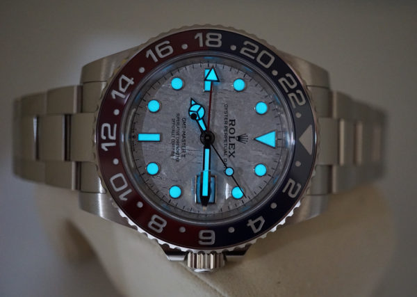 Rolex 126719BLRO GMT MASTER II PEPSI METEORITE DIAL WHITE GOLD 2019 FULL SET - Image 11