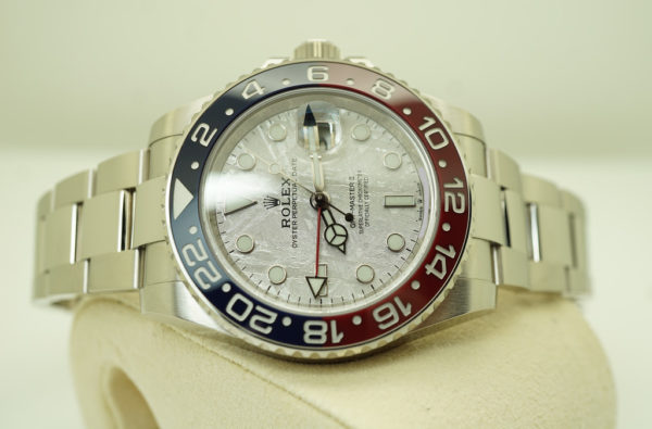 Rolex 126719BLRO GMT MASTER II PEPSI METEORITE DIAL WHITE GOLD 2019 FULL SET - Image 10