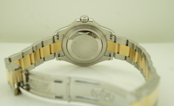 Rolex 16623 YACHTMASTER YELLOW GOLD STEEL WHITE DIAL 40MM Z SERIAL FULL SET - Image 9