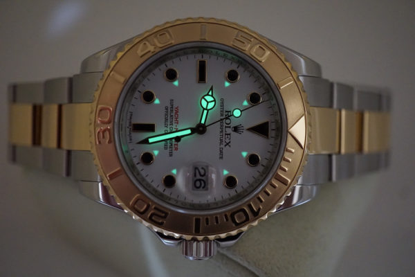 Rolex 16623 YACHTMASTER YELLOW GOLD STEEL WHITE DIAL 40MM Z SERIAL FULL SET - Image 12