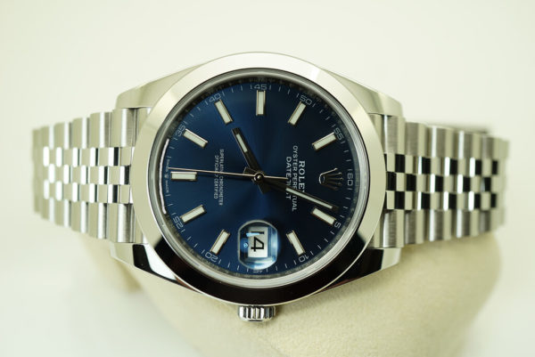 Rolex 126300 DATEJUST 41 BLUE STICK DIAL JUBILEE BAND 2020 COMPLETE SET - Image 9