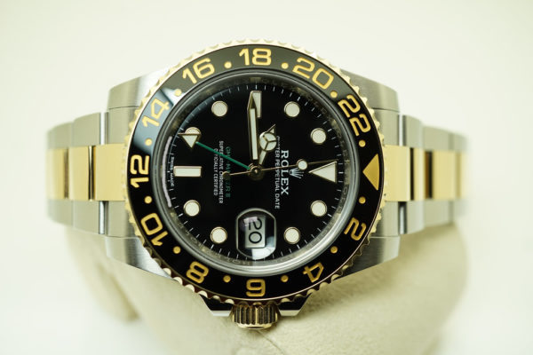 Rolex 116713LN GMT MASTER II 18K YELLOW GOLD STAINLESS STEEL CERAMIC BEZEL 2018 FULL SET - Image 9