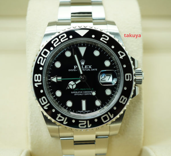 Rolex 116710LN GMT MASTER II BLACK CERAMIC BEZEL 2020 WARRANTY FULL SET