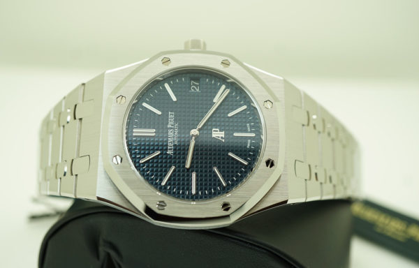 BRAND NEW Audemars PIGUET ROYAL OAK JUMBO 16202ST 50TH ANNIVERSARY BLUE DIAL 2022 FULL SET - Image 10