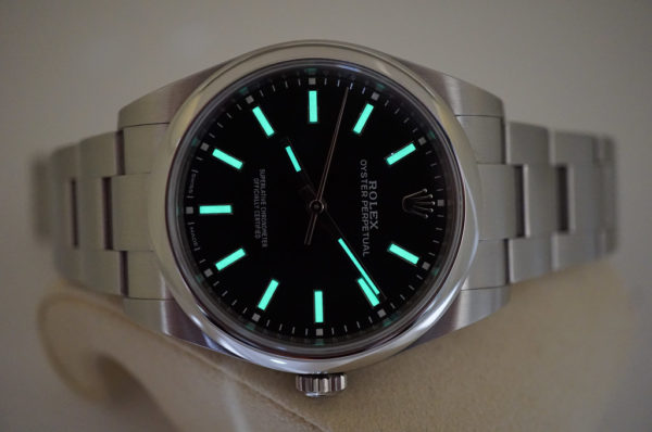Rolex 114300 OYSTER PERPETUAL BLACK DIAL 39MM 2019 WARRANTY COMPLETE SET - Image 11