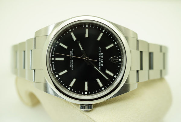 Rolex 114300 OYSTER PERPETUAL BLACK DIAL 39MM 2019 WARRANTY COMPLETE SET - Image 9