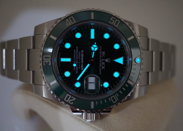 Rolex 116610LV SUBMARINER HULK GREEN DIAL GREEN BEZEL 40MM 2018 WARRANTY FULL SET - Image 11