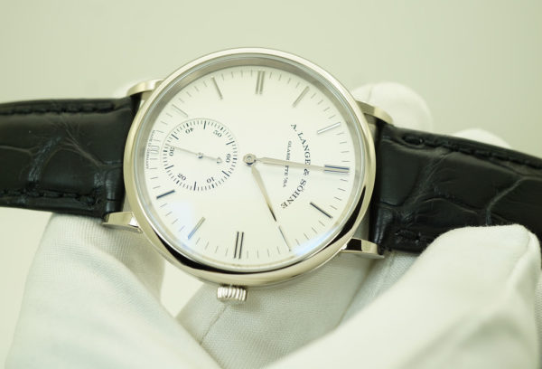 MINT A. Lange & Sohne SAXONIA AUTOMATIC 380.027 WHITE GOLD 38.5MM 2022 FULL SET - Image 9