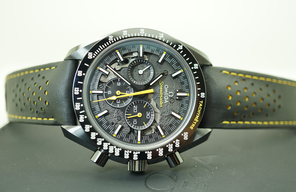 MINT Omega SPEEDMASTER MOONWATCH APOLLO 8 DARK SIDE OF THE MOON FULL ...