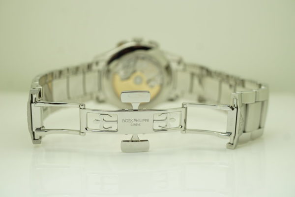 Patek PHILIPPE 5905 ANNUAL CALENDAR CHRONOGRAPH OLIVE GREEN DIAL NEW MODEL 2021 FULL SET - Image 8