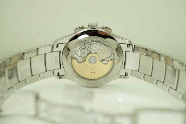 Patek PHILIPPE 5905 ANNUAL CALENDAR CHRONOGRAPH OLIVE GREEN DIAL NEW MODEL 2021 FULL SET - Image 9