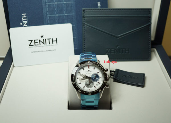 ZENITH CHRONOMASTER SPORT EL PRIMERO Caliber 3600 WHITE DIAL BRACELET 2022 FULL SET - Image 2