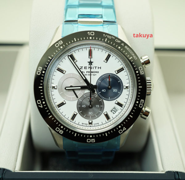 ZENITH CHRONOMASTER SPORT EL PRIMERO Caliber 3600 WHITE DIAL BRACELET 2022 FULL SET