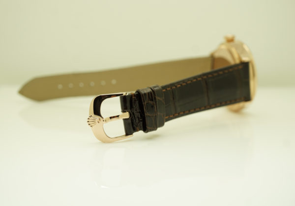 Rolex 50515 CELLINI DATE 18K EVEROSE GOLD SILVER GUILLOCHE DIAL BOXES PAPERS - Image 7