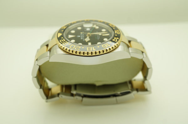 Rolex 116713LN GMT MASTER II 18K YELLOW GOLD STEEL CERAMIC BEZEL FULL SET - Image 3