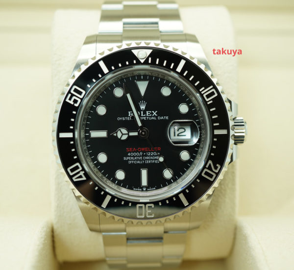 Rolex 126600 SEA-DWELLER 43MM CYCLOPS RED TEXT 2021 WARRANTY COMPLETE SET