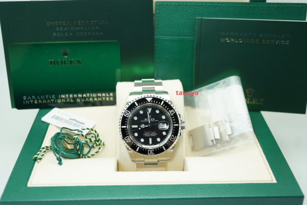 Rolex 126600 SEA-DWELLER 43MM CYCLOPS RED TEXT 2021 WARRANTY COMPLETE SET - Image 2