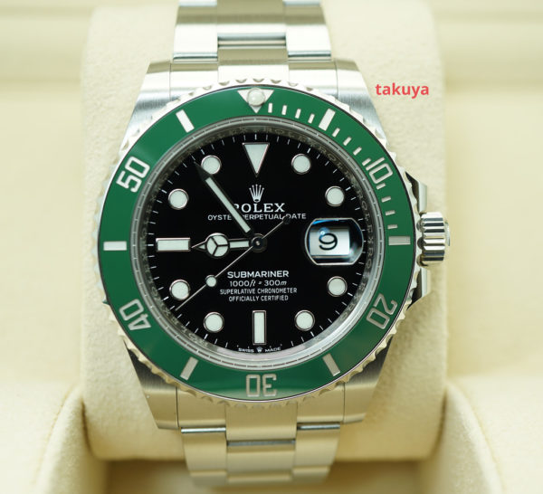 Rolex 126610LV SUBMARINER GREEN BEZEL STARBUCKS 41MM WARRANTY FULL SET