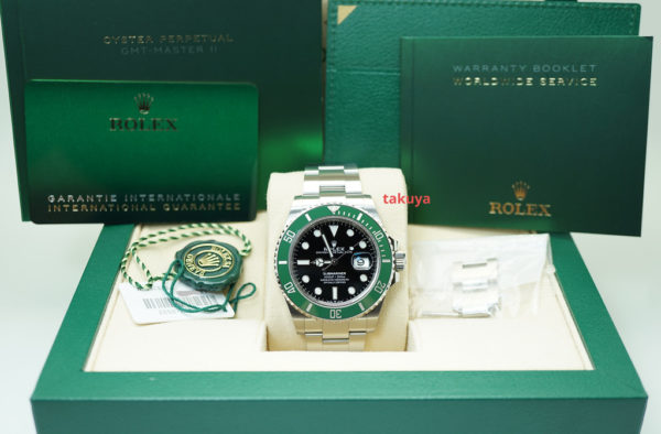Rolex 126610LV SUBMARINER GREEN BEZEL STARBUCKS 41MM WARRANTY FULL SET - Image 2