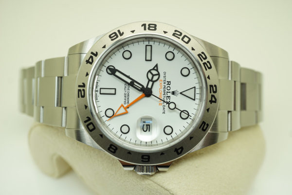 MINT Rolex 226570 EXPLORER 2 POLAR WHITE DIAL NEW MODEL 2021 WARRANTY FULL SET - Image 9