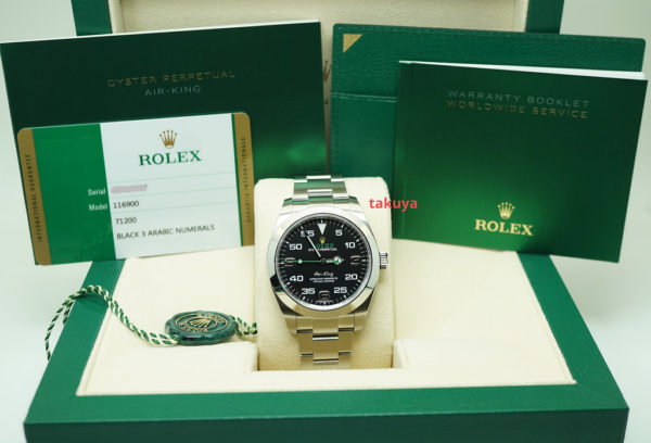 MINT Rolex 116900 AIR KING 40MM 2020 WARRANTY COMPLETE SET - Image 2