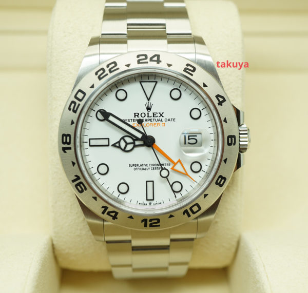 MINT Rolex 226570 EXPLORER 2 POLAR WHITE DIAL NEW MODEL 2021 WARRANTY FULL SET