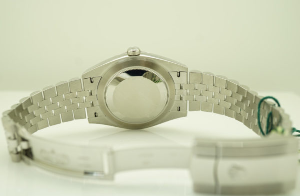 BRAND NEW Rolex 126334 DATEJUST 41 FLUTED BEZEL BLUE DIAMOND DIAL JUBILEE FULL SET - Image 8