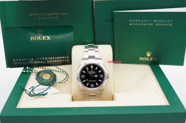 Rolex 124270 EXPLORER I FULL LUME DIAL 36MM NEW MODEL 2022 COMPLETE SET - Image 2
