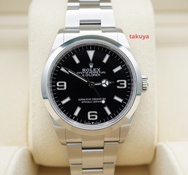Rolex 124270 EXPLORER I FULL LUME DIAL 36MM NEW MODEL 2022 COMPLETE SET