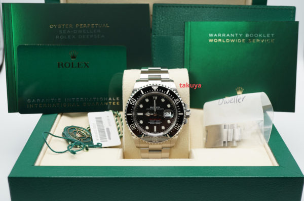 Rolex 126600 SEA-DWELLER 43MM CYCLOPS RED TEXT 2022 WARRANTY COMPLETE SET - Image 2