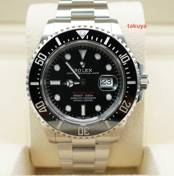 Rolex 126600 SEA-DWELLER 43MM CYCLOPS RED TEXT 2022 WARRANTY COMPLETE SET