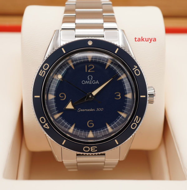 Omega SEAMASTER 300 STAINLESS STEEL BLUE DIAL BRACELET 2022 BOXES PAPERS