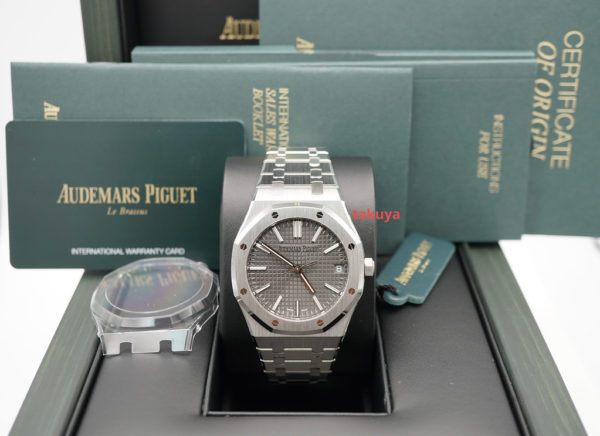 BRAND NEW Audemars PIGUET ROYAL OAK 50th ANNIVERSARY 15510ST GREY DIAL 2022 FULL SET - Image 2