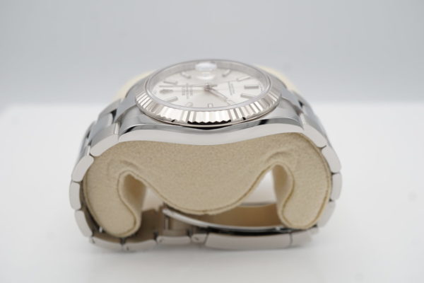 Rolex 126334 DATEJUST 41 FLUTED BEZEL SILVER STICK DIAL 2022 COMPLETE SET - Image 4