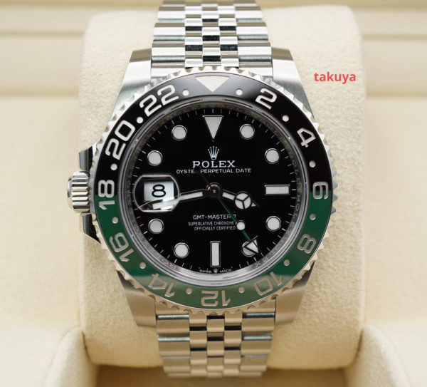 MINT Rolex 126720VTNR GMT MASTER II LEFTY BLACK GREEN SPRITE JUBILEE 2022 MODEL FULL SET