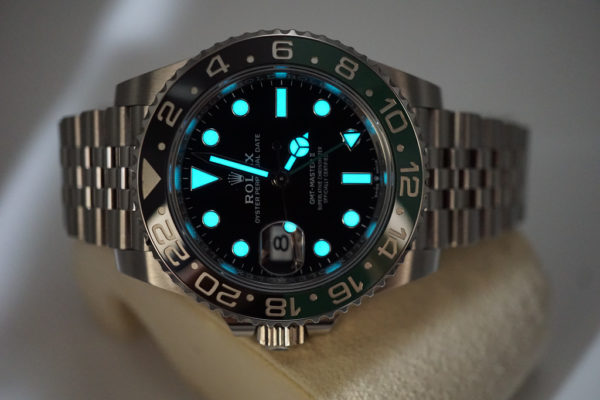 MINT Rolex 126720VTNR GMT MASTER II LEFTY BLACK GREEN SPRITE JUBILEE 2022 MODEL FULL SET - Image 11