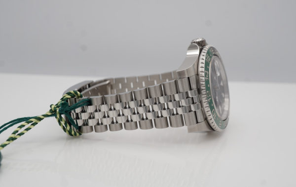 BRAND NEW Rolex 126720VTNR GMT MASTER II LEFTY BLACK GREEN SPRITE JUBILEE BAND 2022 FULL SET - Image 6