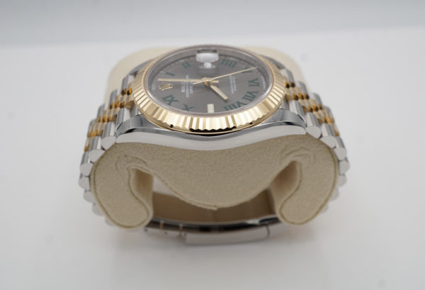 MINT Rolex 126333 DATEJUST 41 YELLOW GOLD STEEL WIMBLEDON DIAL JUBILEE BAND 2022 FULL SET - Image 4