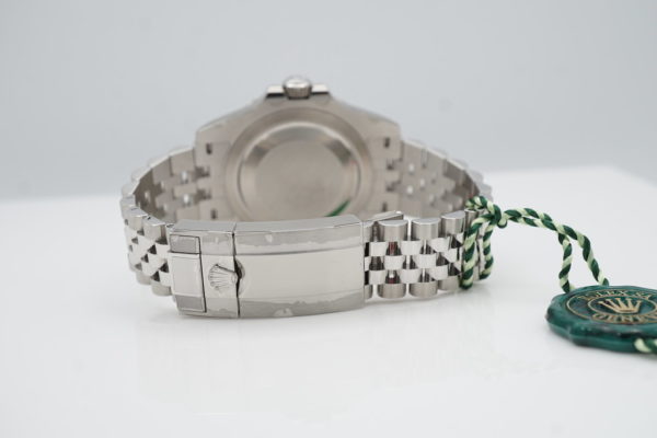 NEW Rolex 126710BLNR GMT MASTER II BLACK BLUE BEZEL JUBILEE BAND 2021 FULL SET - Image 7