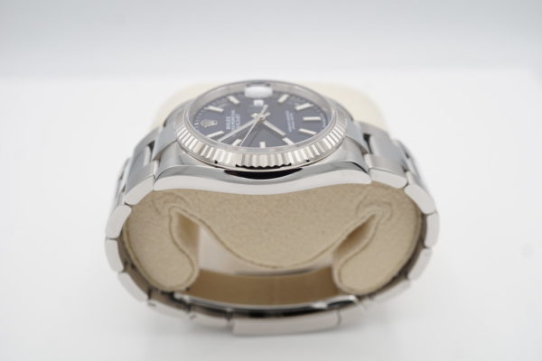 Rolex 126234 DATEJUST 36 FLUTED BEZEL BLUE DIAL 2022 COMPLETE SET - Image 4