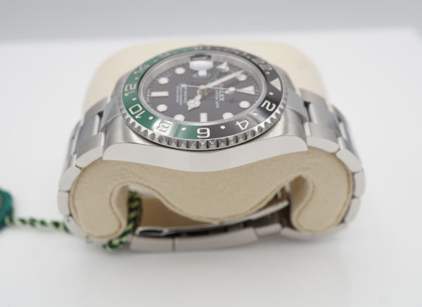 BRAND NEW Rolex 126720VTNR GMT MASTER II LEFTY BLACK GREEN SPRITE OYSTER BAND 2022 FULL SET - Image 4