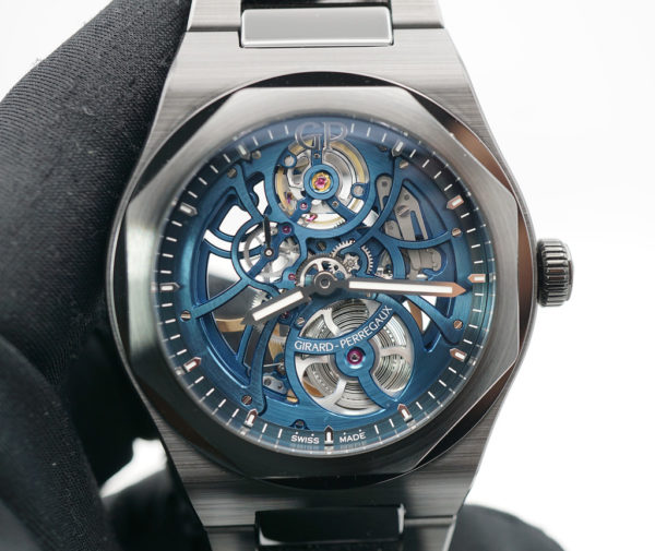 Girard Perregaux LAUREATO CERAMIC SKELETON EARTH TO SKY EDITION BLUE DIAL 2022 FULL SET - Image 11